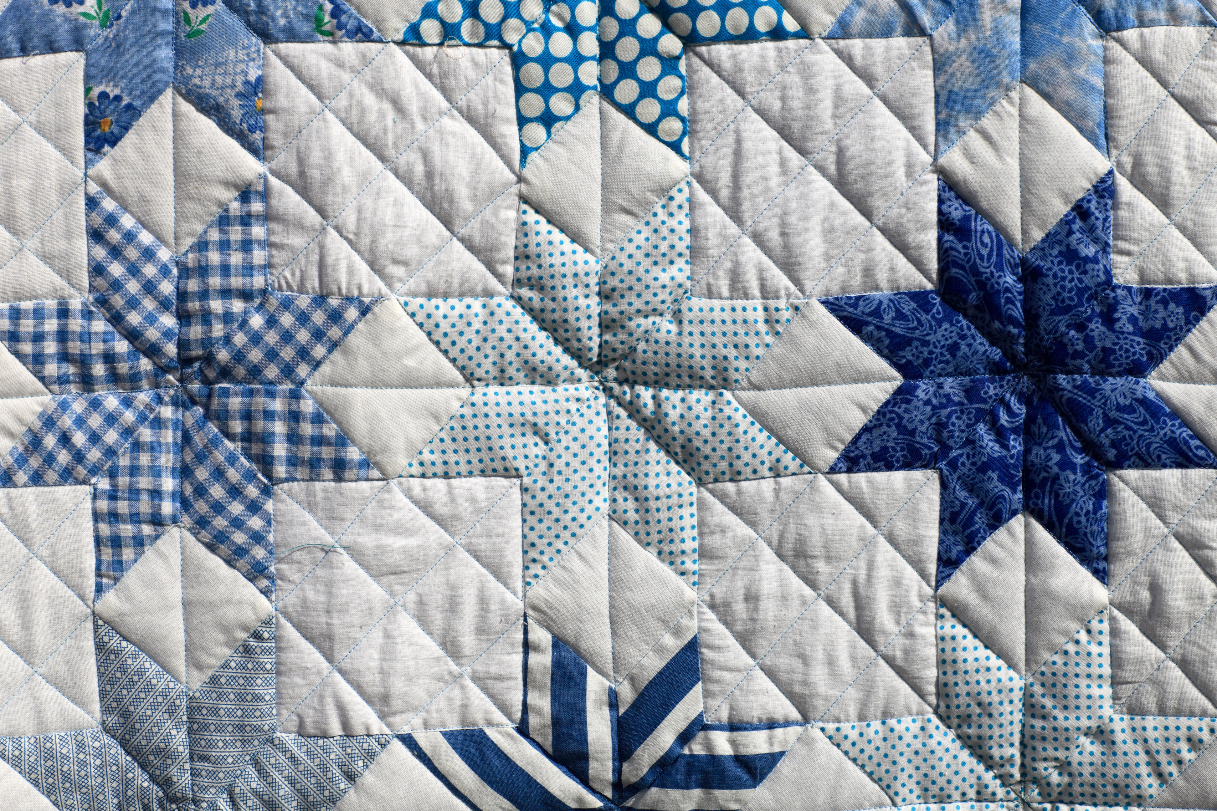 Blue and White Quilt